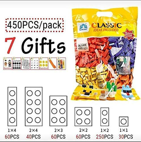 Building Blocks for Kids || LOQI1408 LOGO 450PCS BLOCKS