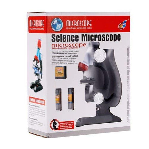 Science Microscope Educational Toy Microscope for Kids (Pack of 1) - Multicolor | LOC2121 MICROSCORE