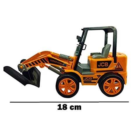 Construction Vehicle JCB Toy for Kids - Truck Dig & Dump Plastic Friction Powered Toys | LO8836	8836