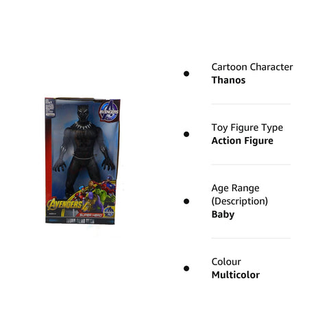 Superhero 12 inch Action Figure with led Light Sound Effect 30Cm Avengers Toy for Kids | LORG0709 AVENGERS 6 MODEL