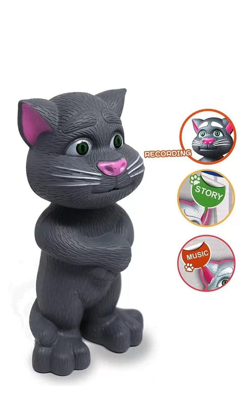 Talking Tom Cat Toy for Kids No Matter What You Say Will Repeat Funny Learning Good Helper Bring You Happiness! Speaking Toy (Talking Tom) | 838-17/18 TALKING TOM