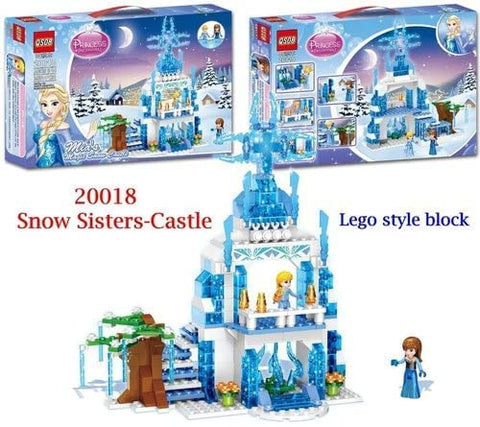 Happy Princess Dreamworlds Magic Snow Castle || LO20037Q  200 PCS BLOCKERS GAME
