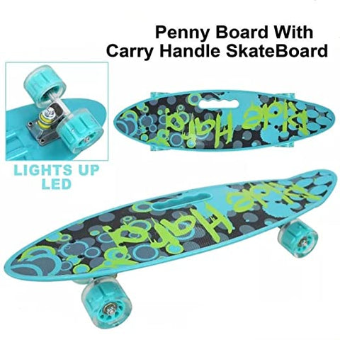 Skate Board with Colorful Lights in Wheels || LOSK	SKATE BOARD