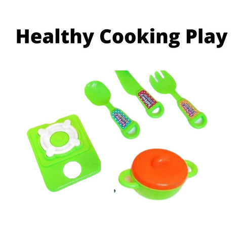 Plastic Realistic Sliceable Vegetable Cutting Play Toy Set | HMC-8101 HEALTHY COOKING KITCH