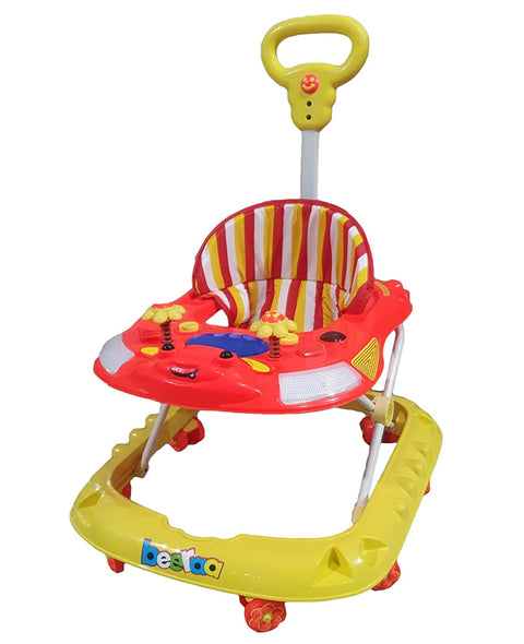 Baby Walker With Height Adjustable And Parental Handle With Lights And Music Beera Walker