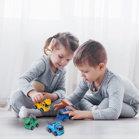 Construction Toy Trucks  Die Cast Construction Vehicles with Movable Parts, Car Toys for Kids, Plastic & Metal Material, Cool Construction Party Favors | LO0783 MIX 1 PCS DYE CAST ( ASSORETD )