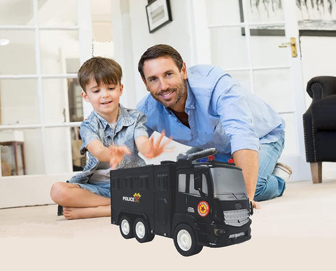 Police Patrol  Friction Power Toy with Lights Music | LO71808