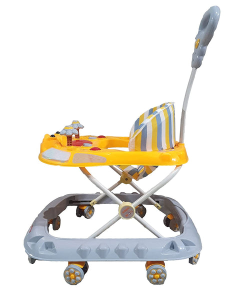 Baby Walker With Height Adjustable And Parental Handle With Lights And Music Beera Walker