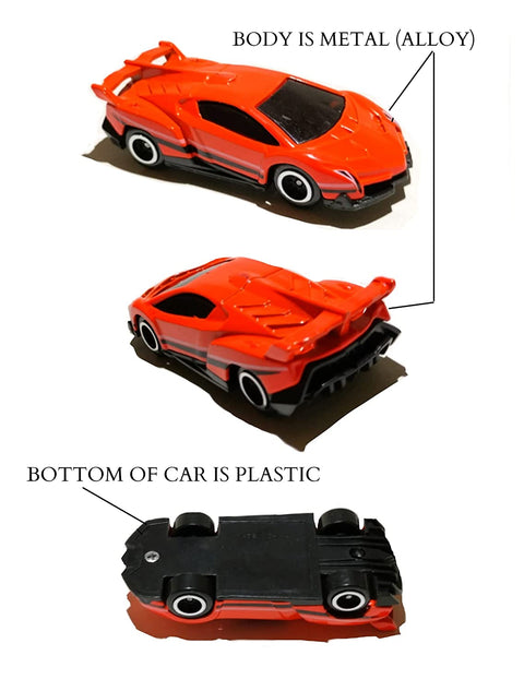 Die Cast Metal Car Heavy Quality Small Size Tough Body  (Pack of 4PCS) | 1603-1