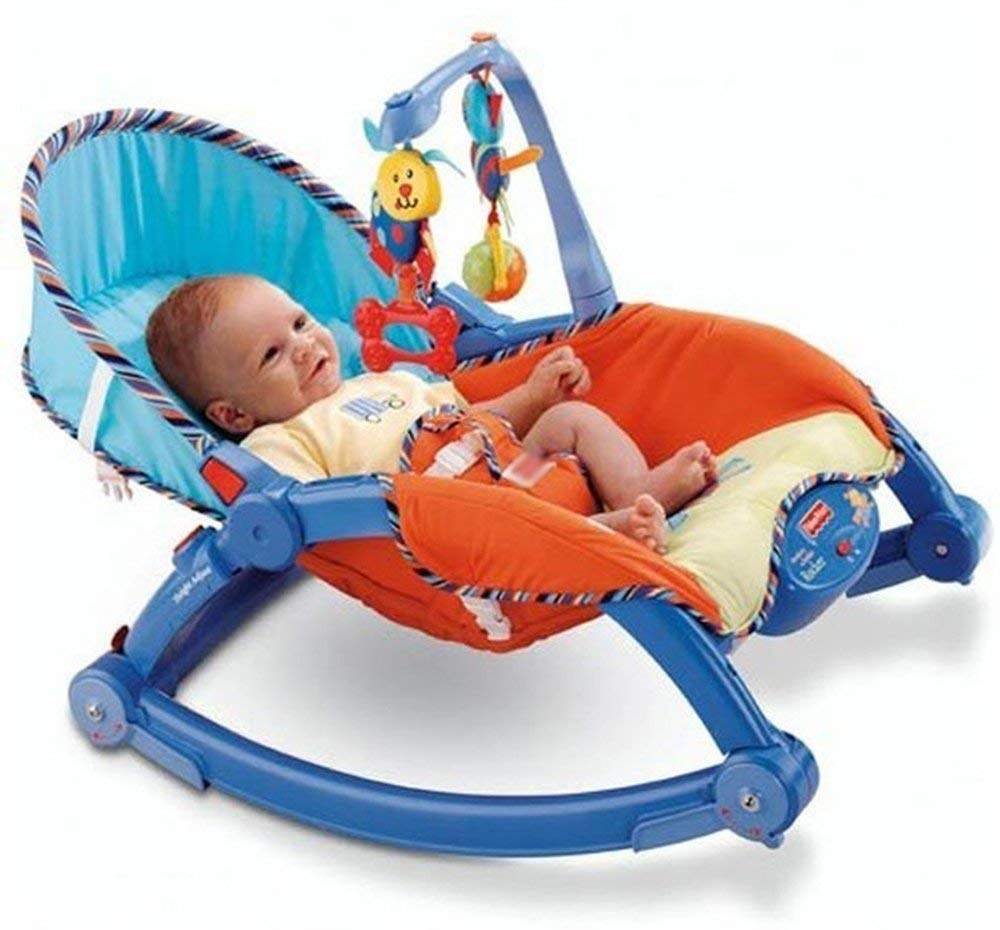 Toddler Rocker cum Bouncer Chair for Baby with Soothing Vibrations 6 KidsROAR