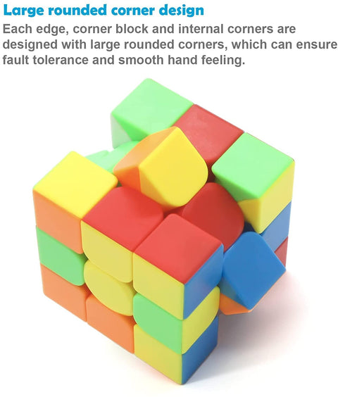 Magic Cube - 3x3 Stickerless High-Speed Speedy Stress Buster ||  MAGIC CUBE