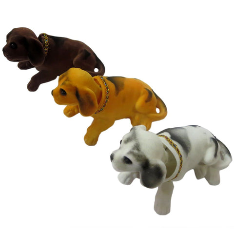 Multi Color Car Dashboard Toy, Shaking Head Dog Figurine | 8022 MOVING DOG