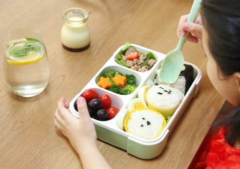 Leak Proof 3 Compartment Lunch Boxes  | PLASTIC 4 GRID LUNCH BOX | LO578
