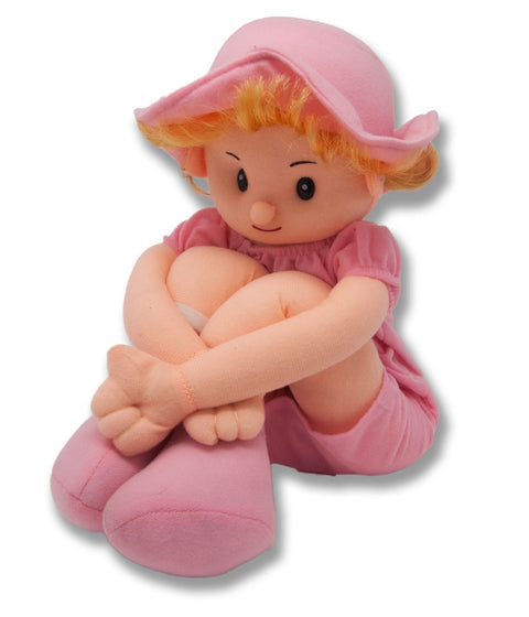 Cute Julie Girl Doll - Stuffed Soft Plush Toy Girl Sitting (70 cm)