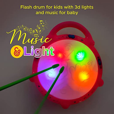 Flash Drum with Sticks || LO168-23	FLASH DRUM