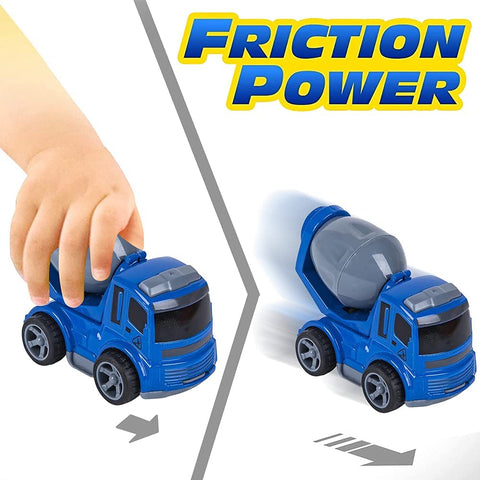 Construction Toy Trucks  Die Cast Construction Vehicles with Movable Parts, Car Toys for Kids, Plastic & Metal Material, Cool Construction Party Favors | LO0783 MIX 1 PCS DYE CAST ( ASSORETD )