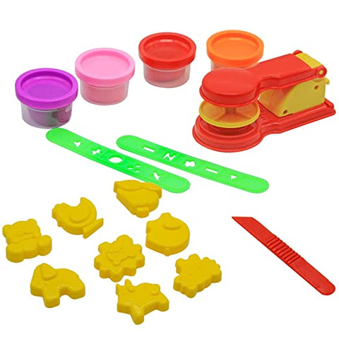 Fun-Doh Dough Factory | Non-Toxic Art & Craft Modeling Clay Compound Kit for Boys & Girls Kids Children/Boys & Girls Kids Play | INT125 DOUGH FACTORY SR EKTA