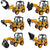 Construction Vehicle JCB Toy for Kids - Truck Dig & Dump Plastic Friction Powered Toys | LO88368836