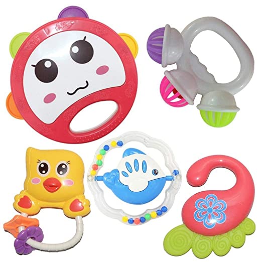 MINI BELLS ERIES RATTLES || NX776-B10 RATTLE SET– KidsROAR
