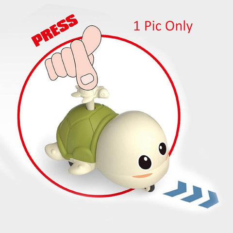 Pressure Inertia Turtle Vehicle PACK OF 1 Press And Go Turtle | LO87-8