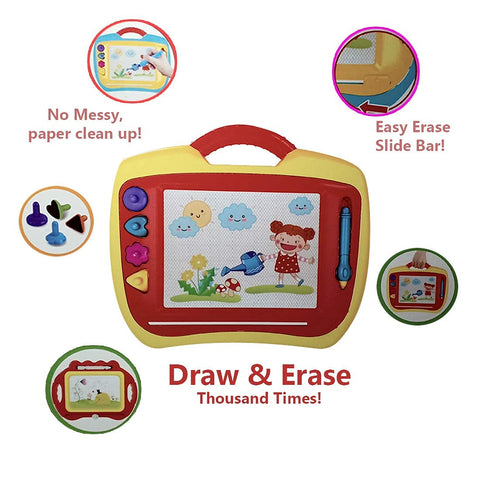 Magnetic Drawing Erasable Doodle Board Helps Your Kids Write & Sketch | RS0468-8 WRITING BOARD