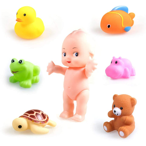 7 Pcs Chu Chu Colorful Animal Shape Toy