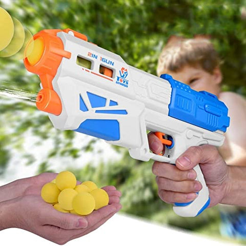 Dual Function 5 Ball & Water Shoot Gun Toy || NX648-30 2 IN 1 MAGIC WATER SHOOT