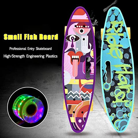 Skate Board with Colorful Lights in Wheels || LOSK	SKATE BOARD