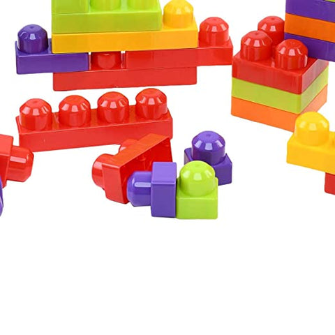 Blocks & Puzzles |Building Toys for Toddlers| Non-Toxic Easy to Assemble (Multicolor) (Set-1) | INT132 FUN BUILDERS SET 3 85PCS
