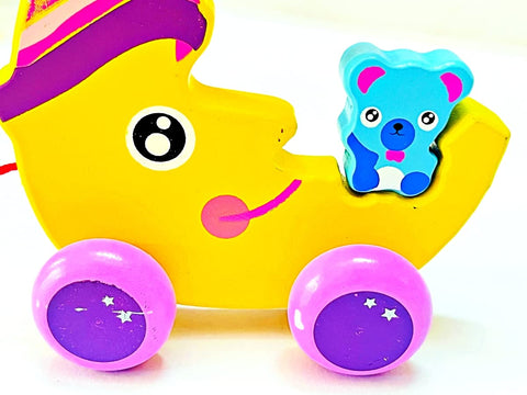 Wooden Pull Along Toy | Non Toxic | WDT240-08