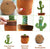 Dancing Cactus Talking Plush Toy with Singing & Recording Function - Repeat What You Say - Rechargeable Cable | LOL008DANCING CACTUS