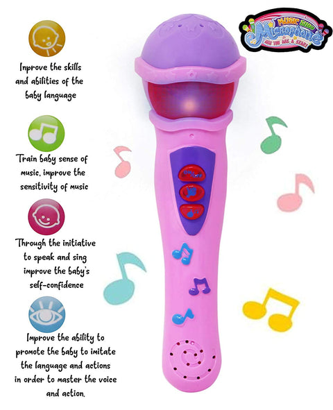 Musical Microphone Singing Mic Toy | LO262-9MI ( ASSORTED COLOURS )