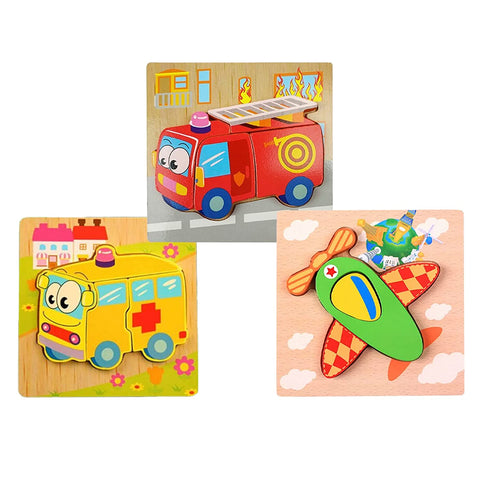Wooden Board Puzzle Pack of 1  | SMALL PUZZLE FUN