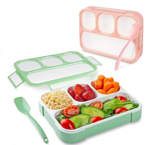 Leak Proof 3 Compartment Lunch Boxes  | PLASTIC 4 GRID LUNCH BOX | LO578