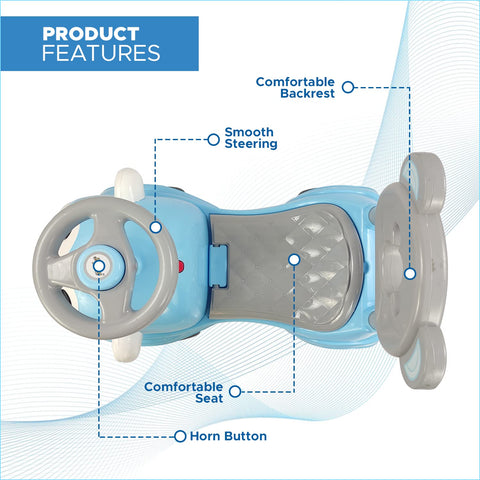 Monkey Ride On For Kids | With Light And Music