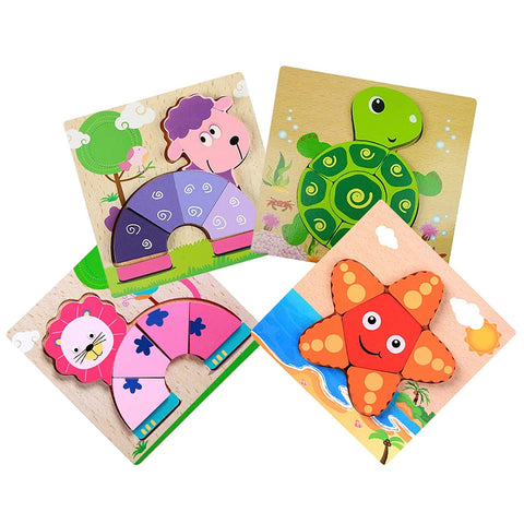 Wooden Board Puzzle Pack of 1  | SMALL PUZZLE FUN