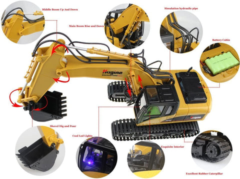 Remote Control JCB For kids With Metal Excavator | 1510 R/C CAR