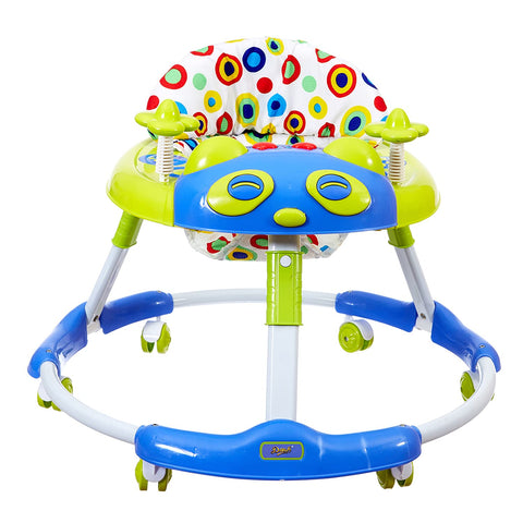 Kitty Baby Walker with Music with Rotation Wheels & High Back Rest