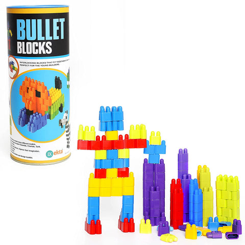 Educational Learning & Creativity Bullet Blocks | INT256 BULLET BLOCKS CANISTER 150P EK-004
