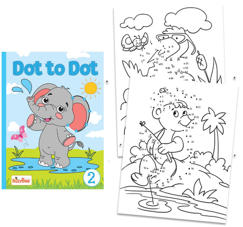 Dot To Dot Book (2) 2+ Year Old Children | INT394	DOT TO DOT 2