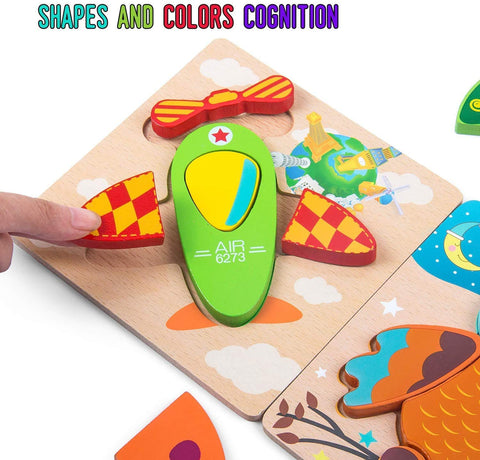 Wooden Board Puzzle Pack of 1  | SMALL PUZZLE FUN