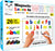 Magnetic Learn to Write Numbers - Includes Write and Wipe Magnetic Board, 30 Number| LONMAGLTW