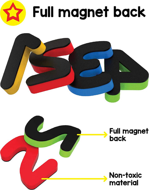 Magnetic Learn to Write Numbers - Includes Write and Wipe Magnetic Board, 30 Number| LONMAGLTW