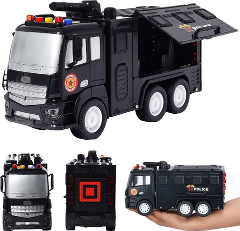 Police Patrol  Friction Power Toy with Lights Music | LO71808