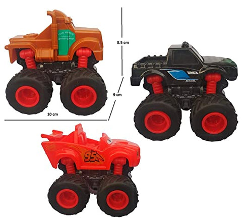 McQueen Monster Truck Car Toy Friction Powered 4x4 || LO2016-10	MECQUIN CAR 9PCS BOX