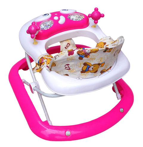 Musical Baby Walker - Crystal Activity Walkers for Kids with Music, Light and Adjustable Height