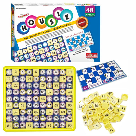 Jumbo Housie Board Game - 48 Cards | INT419 TM52-02 HOUSIE 48 CARDS BIG