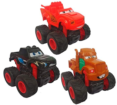 McQueen Monster Truck Car Toy Friction Powered 4x4 || LO2016-10	MECQUIN CAR 9PCS BOX