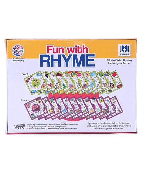 Educational Fun with Rhyme Jigsaw for Kids ||  RH001 RHYME FUN
