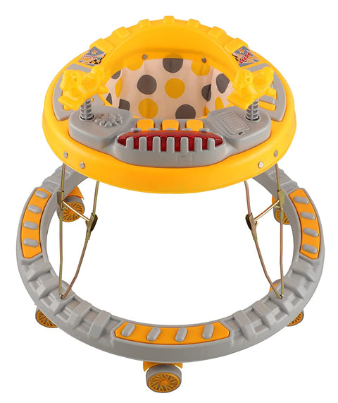 Poppy Round Kids Walker with Foldable, Cushion Seat | WLK-018 POPPY PVC WALKER